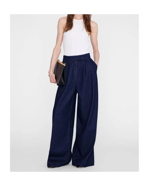 Anine Bing Blue Lou Trousers