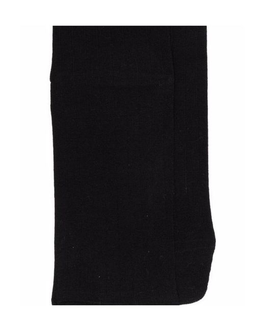 Maison Margiela Black Embroidered Tabi Toe Socks