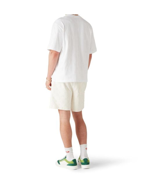 Casablanca White Butterfly T-Shirt for men