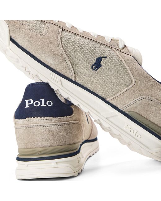 Polo Ralph Lauren White Low-Top Sports Shoes for men