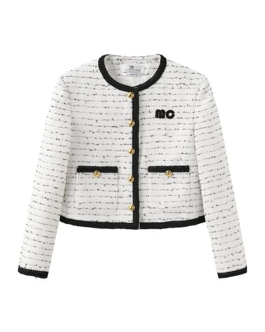 Marissa Chiara White Long-Sleeved Jacket