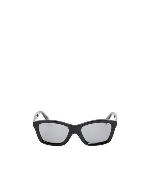 Totême White Totême Rectangular Frame Sunglasses