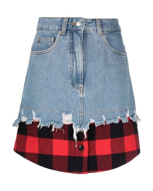 Moschino Blue Skirt Clothing