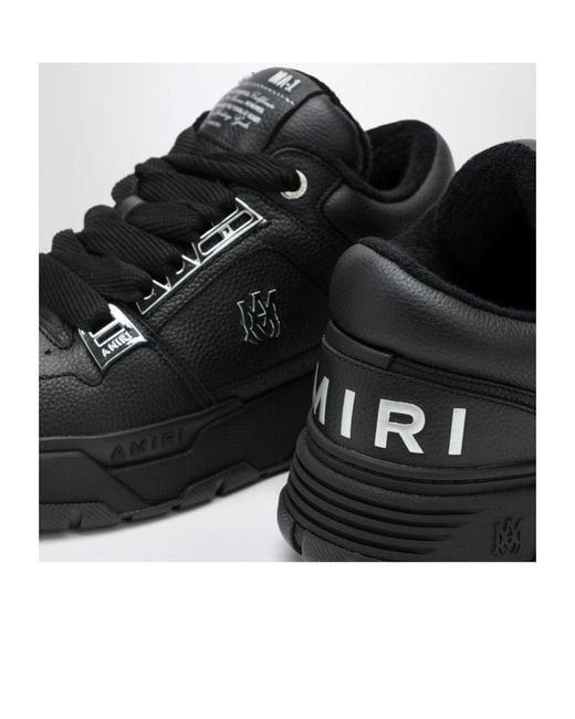 Amiri Black Logo Low-Top Sneakers for men