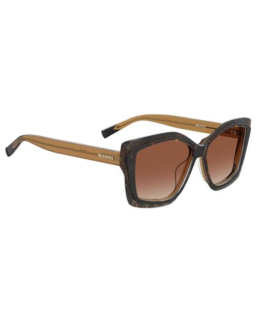 Missoni Multicolor Logo Detail Sunglasses