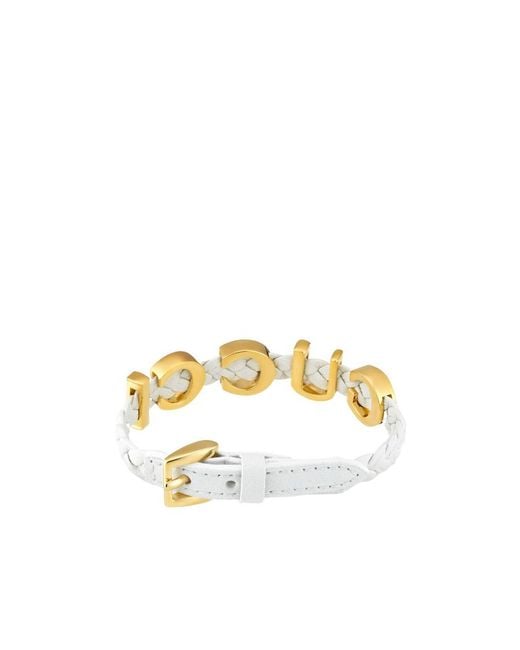 Gucci Metallic Logo-Plaque Bracelet