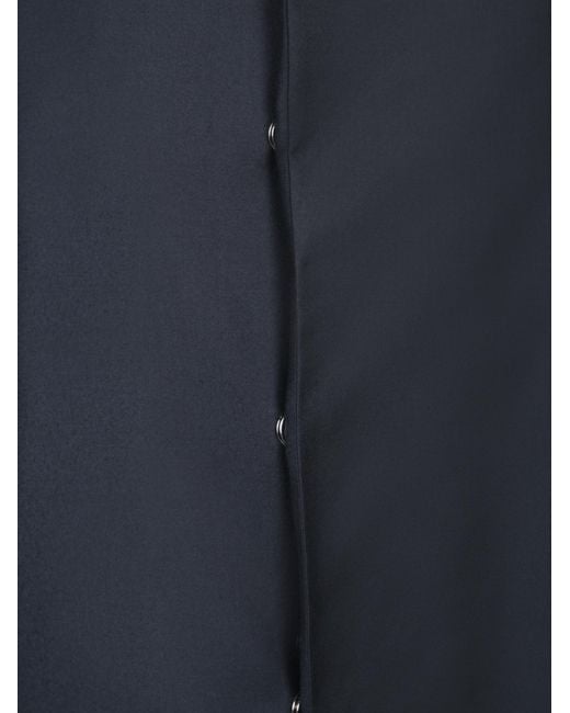 Costumein Blue Button Closure Overshirt Jacket for men