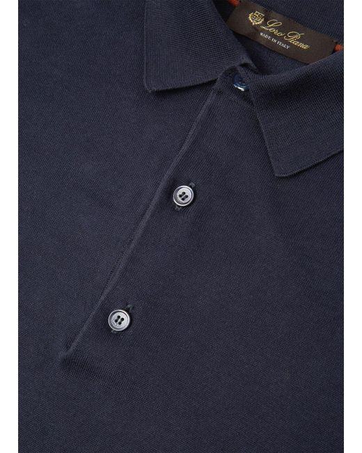 Loro Piana Blue Ice Wish Polo Shirt for men