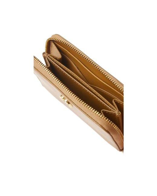 Bally Natural Zipper Wallet