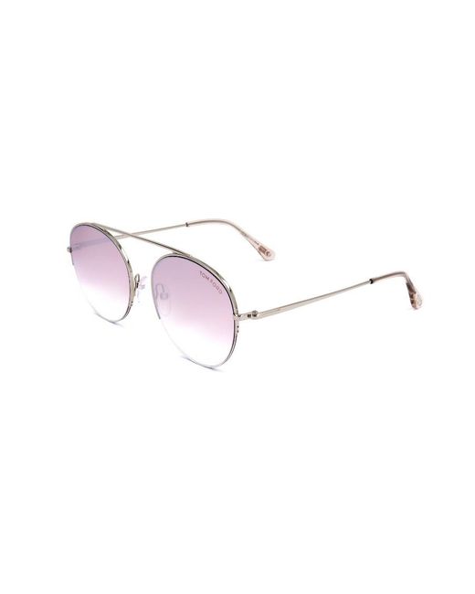 Tom Ford Pink Round-Frame Gradient Sunglasses for men