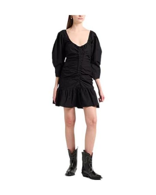 Ganni Black Short Dress