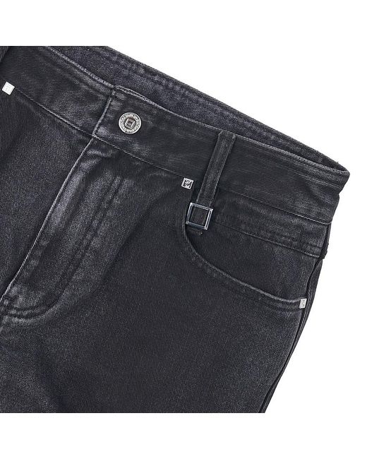 Wooyoungmi Blue Multi-Pocket Jeans for men