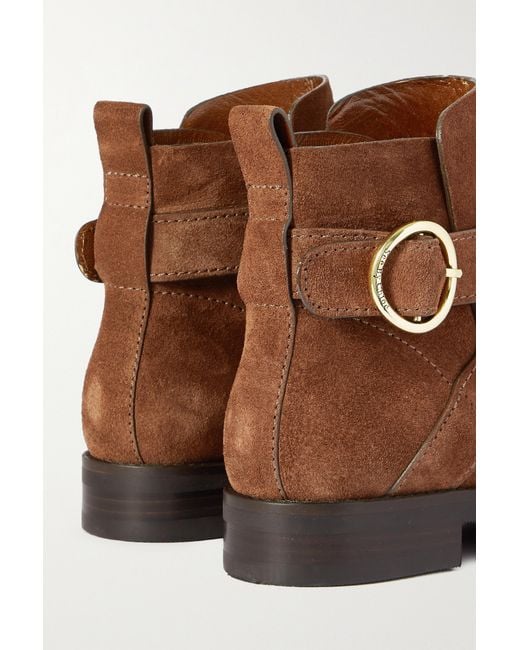 See By Chloé Brown Lyna Ankle Boots