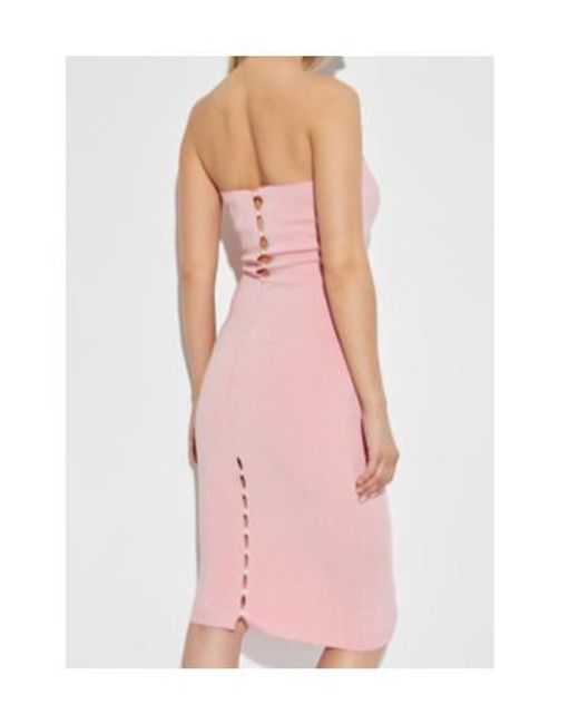 Jacquemus Pink The Sera Knit Dress
