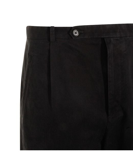 Jil Sander Black Tailored Pants for men