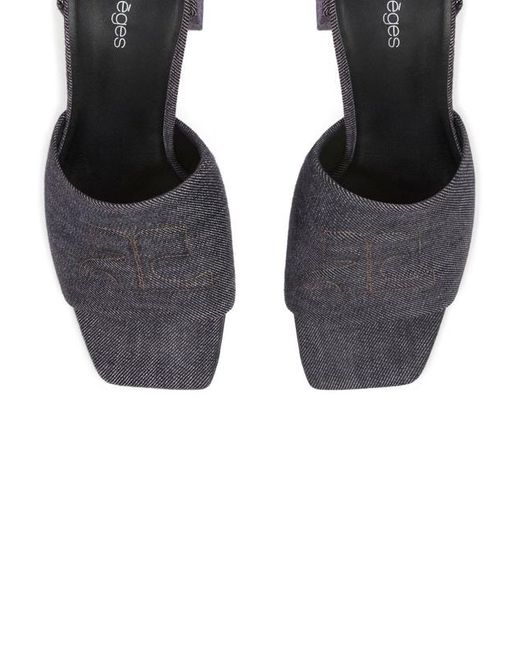 Courreges Multicolor Shadow Mules