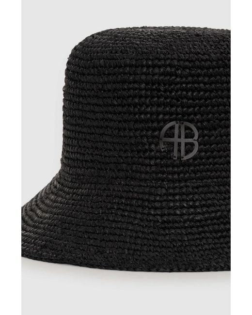 Anine Bing Black Cabana Fisherman's Hat