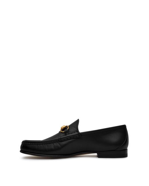 Gucci Black Horsebit Loafers for men