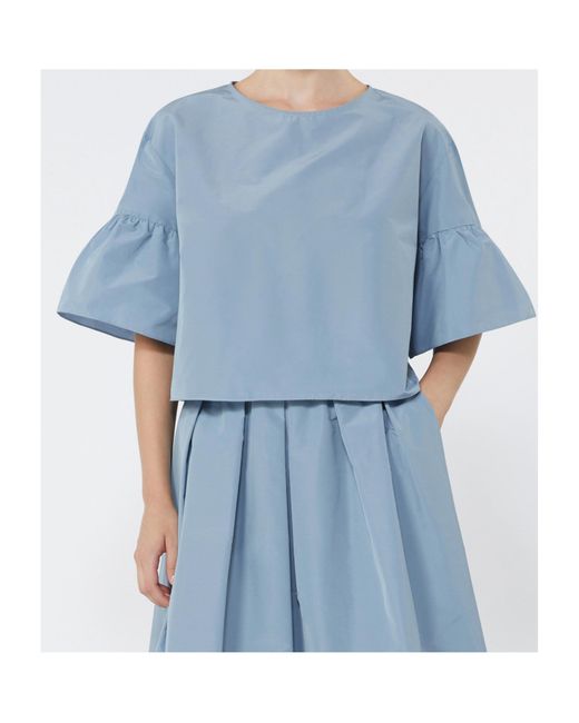 Weekend by Maxmara Blue Short Shirt