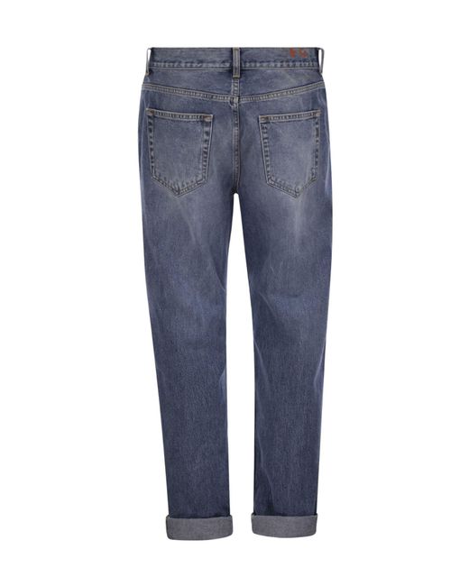 Dondup Blue Andi Loose Fit Jeans for men