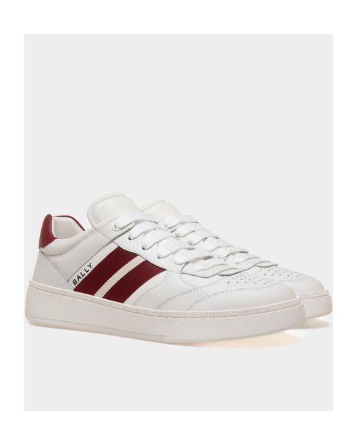 Bally Pink Tie Low Upper Board Shoes for men