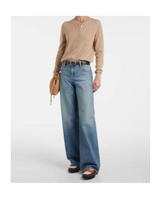Ralph Lauren Natural Cable-Knit Cashmere Cardigan