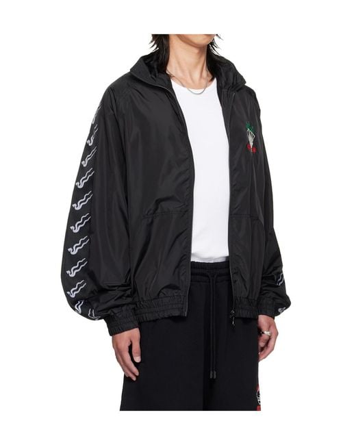 Lu'u Dan Black Ld Windproof Jacket for men