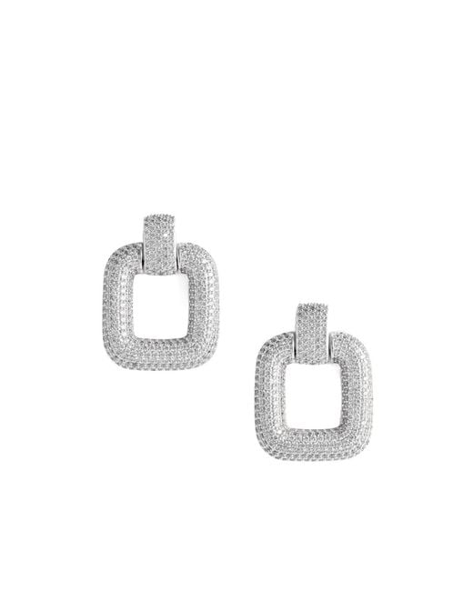 Self-Portrait Metallic Knocker Earrings