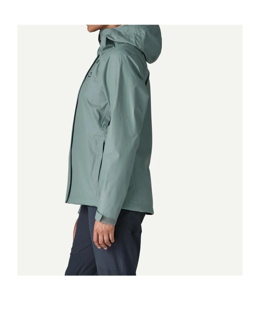 Patagonia Blue Long-Sleeved Casual Jacket