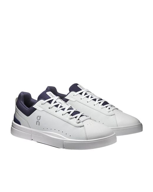 On Shoes White The Roger Advantage Low-Top Sneakers for men
