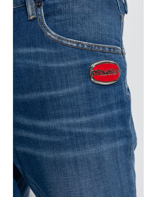 DSquared² Blue Cool Girl Straight-Leg Jeans for men