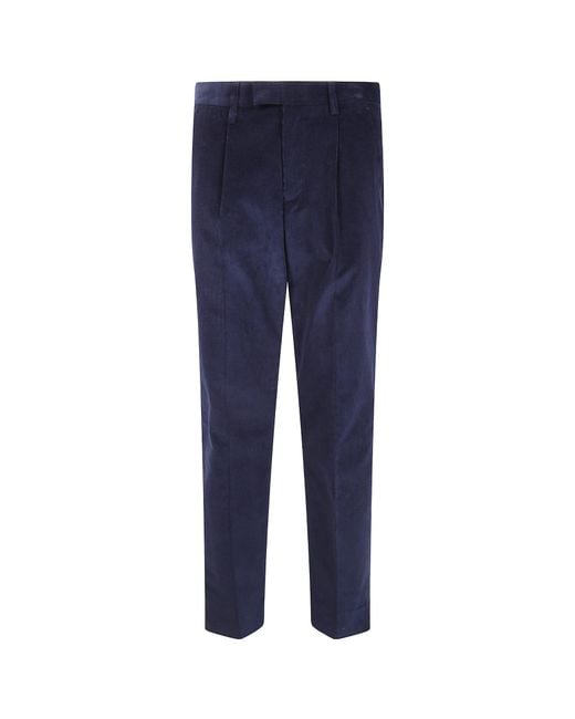 Paul Smith Blue Belt Loop Casual Pants for men