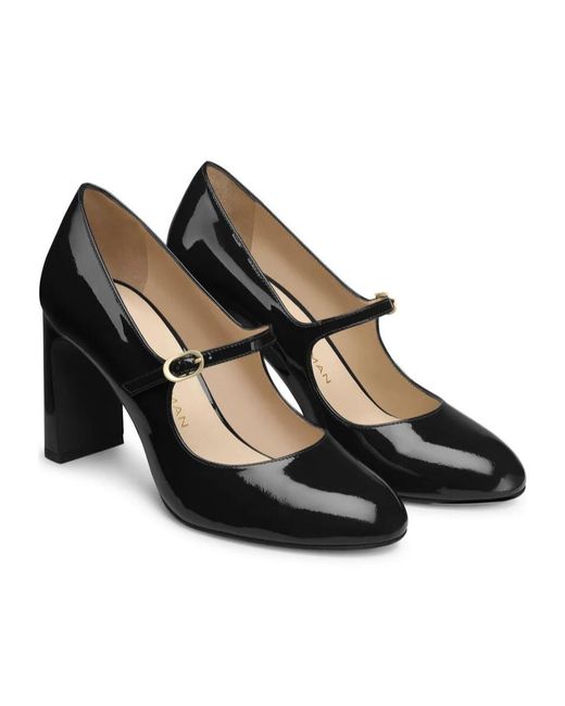 Stuart Weitzman Black Babette Mary Jane 85