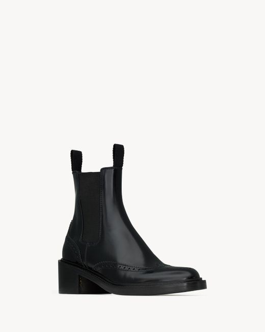 Saint Laurent Black Vincent Chelsea Boots