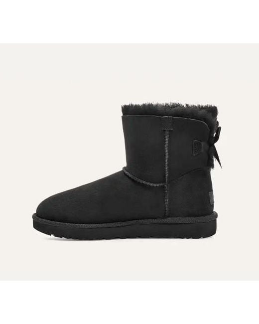 Ugg Black Logo Ankle Boots