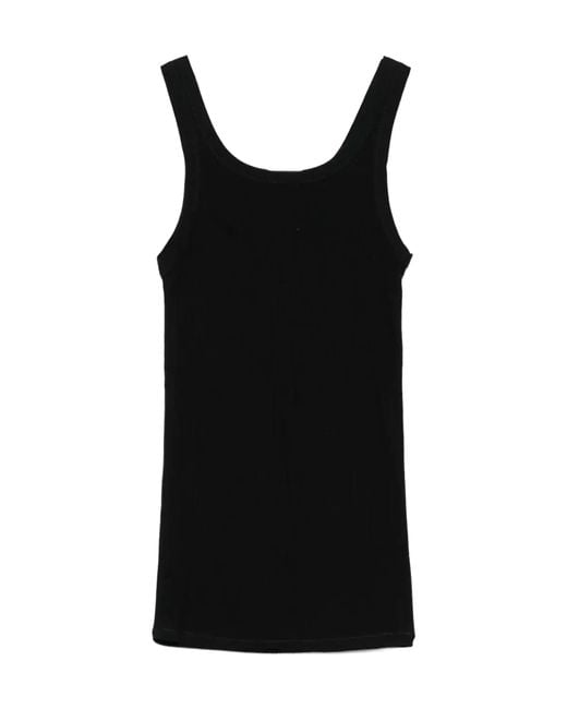 Baserange Black Sleeveless Vest