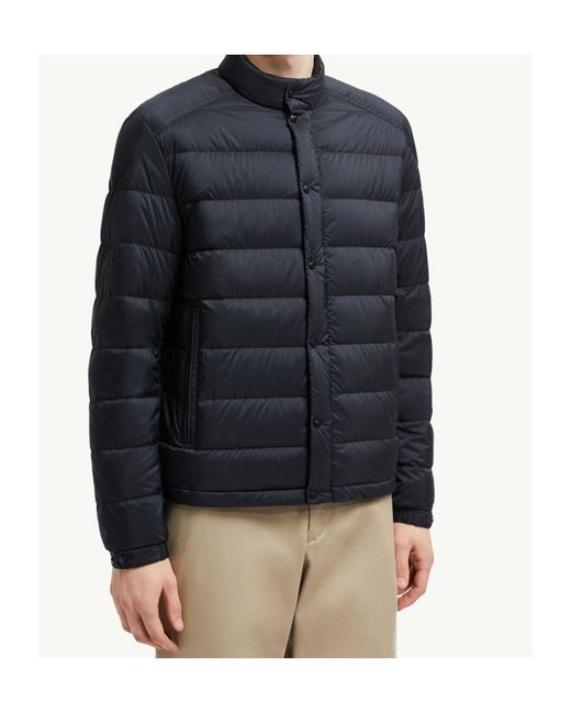Moncler Blue Selves Short Padded Jacket for men