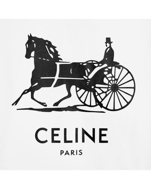 Céline White Hoodie for men