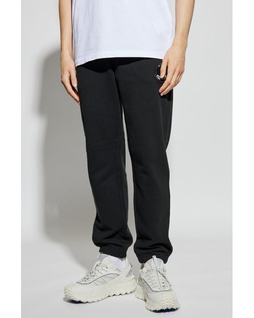 Moncler Black Sweatpants for men