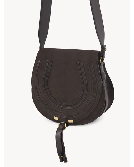 Chloé Black Chloé Marcie Foldover Top Crossbody Bag