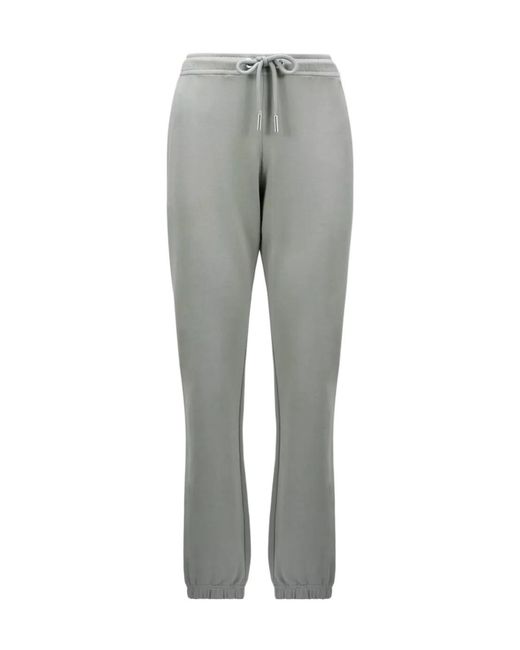 Moncler Gray Logo Patch Drawstring Sweatpants