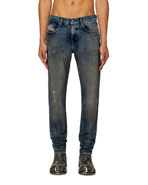DIESEL Blue 2019 D-Strukt Straight-Leg Jeans for men