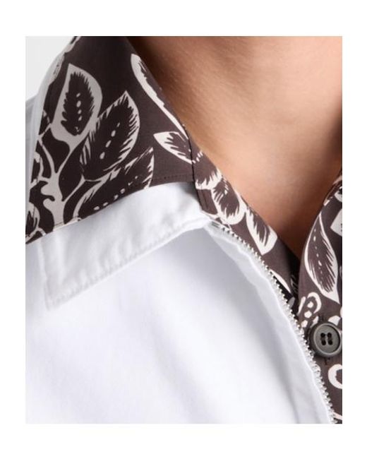 Prada White Long Sleeve Casual Jacket for men