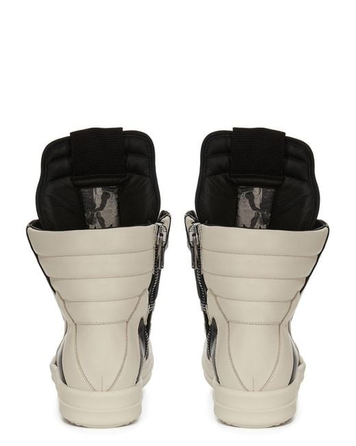 Rick Owens Black Jumbolace Geobasket Sneakers for men