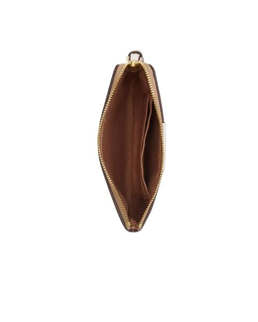 COACH Natural Corner Zip Wristlet