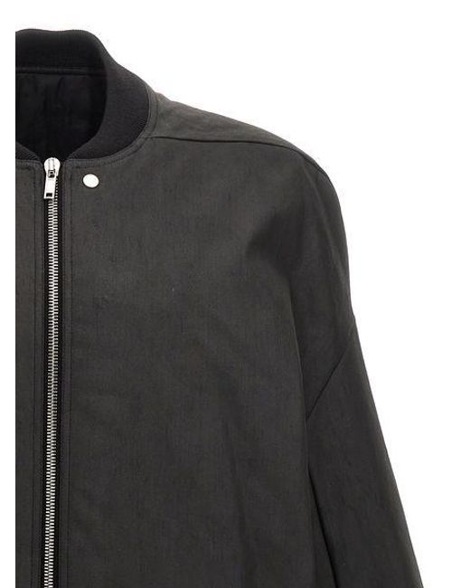 Rick Owens Gray Jumbo Peter Flight Jacket for men
