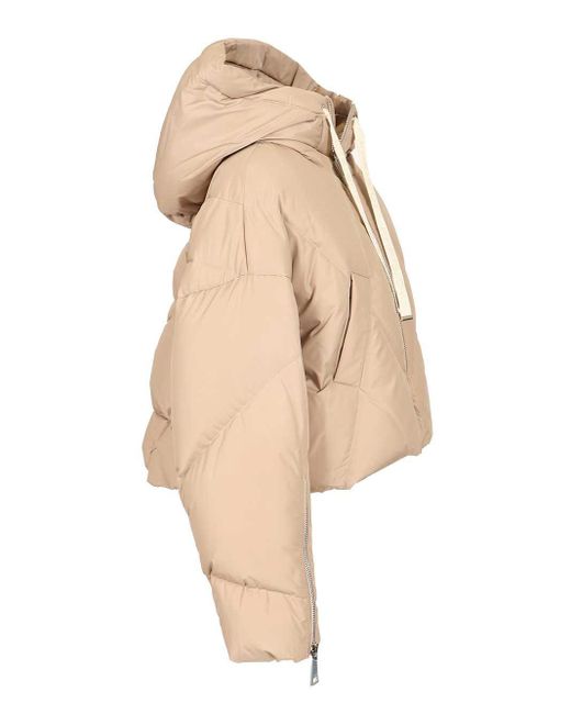 Khrisjoy Natural 'Crop Iconic Milano' Down Jacket
