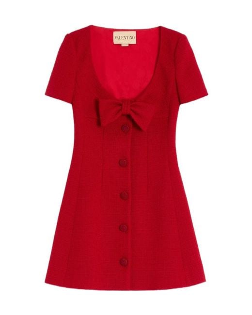 Valentino Red Short Dress