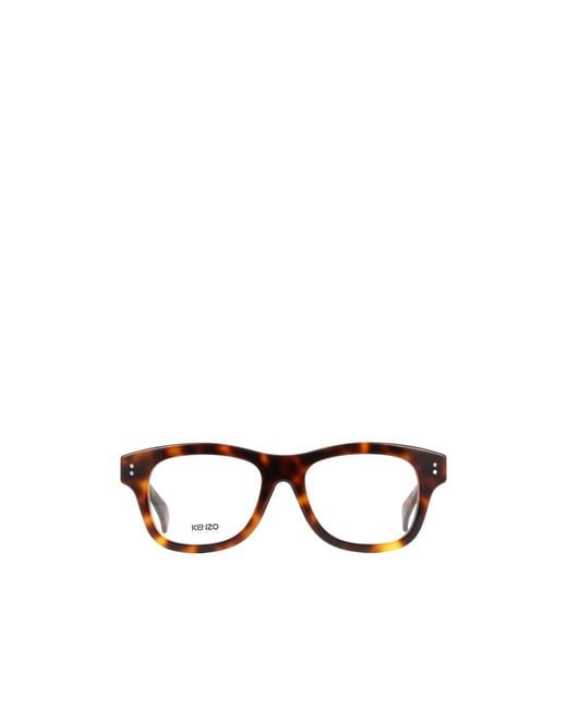 KENZO White Geometrically Framed Flat Mirror for men