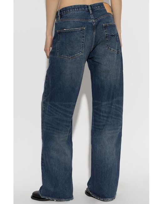 R13 Blue Belt-Loop Jeans